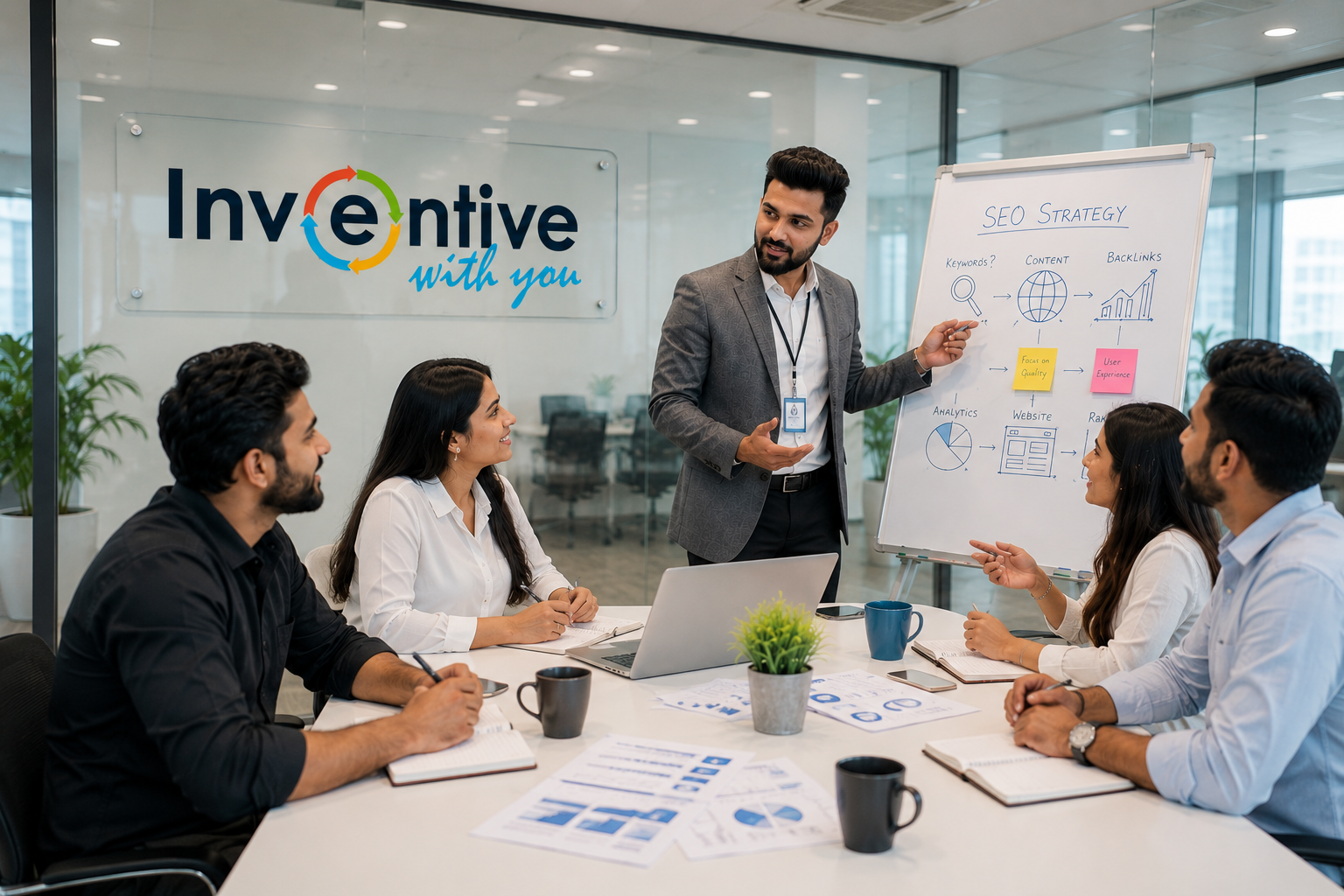 Inventive Business Solutions engineering design team at work